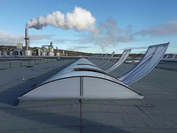 Jet Cox Provides Smoke Ventilation at Egger