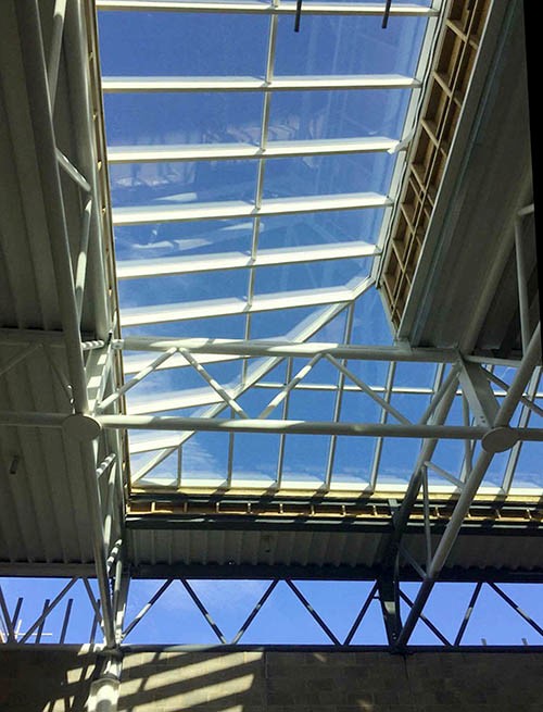 JET Cox Rooflights in a Different League at Top Training Facility