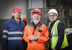Trio Celebrate a Collective 45 Years Service