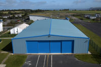Steadmans Cladding System Chosen to Refurbish Specialised Aircraft Hanger at West Wales Airport